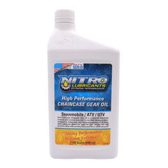 Nitro Lubricants Chaincase Oil – High Film Thickness, Improved Oxidation Control & Wear Resistance – Racing & Off-Road – Extends Engine Life – 1 Quart – Made in USA