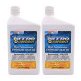 Nitro Lubricants Chaincase Oil – High Film Thickness, Improved Oxidation Control & Wear Resistance – Racing & Off-Road – Extends Engine Life – 1 Quart – Made in USA (2-Pack)