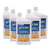 Nitro Lubricants Chaincase Oil – High Film Thickness, Improved Oxidation Control & Wear Resistance – Racing & Off-Road – Extends Engine Life – 1 Quart – Made in USA (5-Pack)