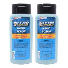 Nitro Lubricants Hand Scrub 400 ml Bottle – Non-Solvent, Super-Concentrated Industrial Hand Soap with Emollients – Heavy-Duty Grease, Oil & Tar Cleaner – Made in USA (2-Pack)