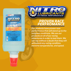 Nitro Lubricants Hand Scrub – Bulk 2.5 L Industrial Hand Cleaner for Nitro Wall-Mount Dispensers – Non-Solvent, Moisturizing, Heavy-Duty Formula – Made in USA