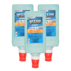 Nitro Lubricants Hand Scrub – Bulk 2.5 L Industrial Hand Cleaner for Nitro Wall-Mount Dispensers – Non-Solvent, Moisturizing, Heavy-Duty Formula – Made in USA (3-Pack)