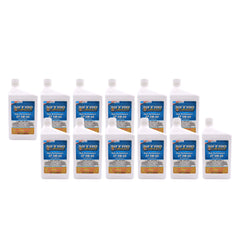 Nitro Lubricants 5W-40 4 Stroke Engine Oil – Semi-Synthetic, High Performance Formula for Motorcycles, ATVs & UTVs – Racing & Off-Road – Advanced Additive Technology – 1 Quart – Made in USA (12-Pack)