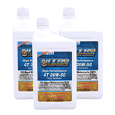 Nitro Lubricants 20W-50 Engine Oil – Synthetic Blend, Keeps Engine Clean of Varnish & Sludge under Severe Conditions – Racing & Marine Ready – 1 Quart – Made in USA (3-Pack)