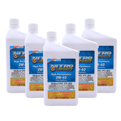 Nitro Lubricants 0W-40 4 Stroke Engine Oil – Fully Synthetic, High Performance Formula for Motorcycles, ATVs, UTVs – Racing and Off-Road – Advanced Additive Technology – 1Qt – Made in USA (5-Pack)