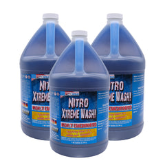 Nitro Lubricants Xtreme Bike Wash(1 GL) Super Concentrated Heavy-Duty Cleaner and Degreaser for Motorcycles, ATVs, Four Wheelers, & Bicycles-Non-Caustic, Biodegradable, Hard Water Compatible (3-Pack)