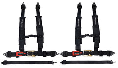 ProGuard Offroad Harness Black with 2" Nylon Straps and 5 Points of Contact - Universal Safety Belt fits Polaris, Can-Am, Kawasaki, Yamaha UTVs, ATVs, Side-by-Sides (2 Pck)