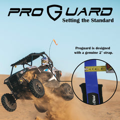 ProGuard Offroad 4-Point Safety Harness – Blue  2" Heavy-Duty Nylon Straps  Universal Safety Belt fits Polaris, Can-Am, Kawasaki, Yamaha UTV, ATV, SxS. Soft Shoulder Pads (4PK)