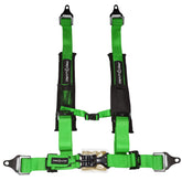 ProGuard Offroad Harness Green with 2" Nylon Straps and 4 Points of Contact - Universal Safety Belt for Polaris, Can-Am, Kawasaki, Yamaha UTVs, ATVs, Side-by-Sides