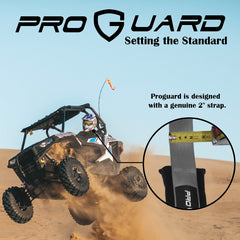 ProGuard Offroad Harness Gray with 2" Nylon Straps and 5 Points of Contact (4 Pck) - Universal Safety Belt fits Polaris, Can-Am, Kawasaki, Yamaha UTVs, ATVs, Side-by-Sides