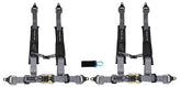 ProGuard 2" Safety Harness, 4 point Gray with P151100 Bypass Plug 2 Pack