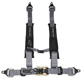 ProGuard Offroad Harnesses Gray with 2" Nylon Straps & 4 Points of Contact - Universal Safety Belts fits Polaris, Can-Am, Kawasaki, Yamaha UTVs, ATVs, Side-by-Sides