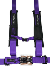 ProGuard Offroad Harness Purple with 2" Nylon Straps and 4 Points of Contact (2 Pck) - Universal Safety Belt fits Polaris, Can-Am, Kawasaki, Yamaha UTVs, ATVs, Side-by-Sides