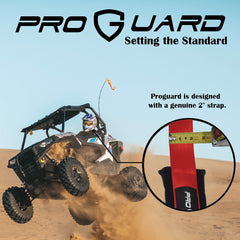 ProGuard Offroad Harness Red with 2" Nylon Straps and 5 Points of Contact - Universal Safety Belt fits Polaris, Can-Am, Kawasaki, Yamaha UTVs, ATVs, Side-by-Sides