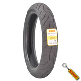 Pirelli Diablo Rosso II 120/70 ZR 17 M/C (58W) TL (K) Front Motorcycle Tire - High Performance, Durable, and Reliable: Sport Performance for Road Use with Keychain