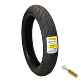 Pirelli Diablo Rosso II 120/70 ZR 17 M/C (58W) TL (K) Front Motorcycle Tire - High Performance, Durable, and Reliable: Sport Performance for Road Use with Keychain