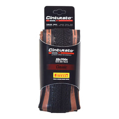 Pirelli Cinturato Gravel H TLR Classic 35-622 (700 x 35c) Road Bicycle Tire - SpeedGrip Compound, Clincher Type, Tubeless Ready Bike Tire 700x35c