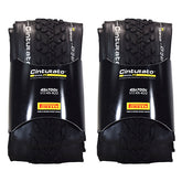 Pirelli Cinturato Gravel M TLR 45-622 (700 x 45c) Road Bicycle Tire - SpeedGrip Compound, Clincher Type, Tubeless Ready Bike Tire with Keychain 700x45c (2 Pack)