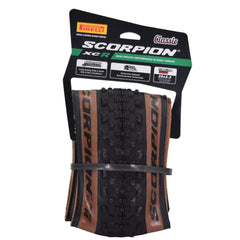 Pirelli Scorpion XC R Classic Tan 55-622 (29x 2.2) MTB Bicycle Tire - Designed for Hardpacked and Trail Courses, and Everyday Biking, 60TPI and ProWall Casing- Mountain Bike Tire