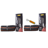 Pirelli P ZERO Race TLR Classic 26-622 (700x26c) Road Bike Tire - Tubeless Ready, Lightweight, High-Performance Bicycle Tire for Road Racing & Training –Tan Sidewall, SmartEVO Compound w/Keychain(2Pk)