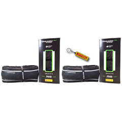 Pirelli Cinturato Velo TLR Reflective 32-622 (700 x 32c) Road Bicycle Tire - Armour Tech, Clincher Type, Tubeless Ready Bike Tire with Keychain 700x32c (2 Pack)