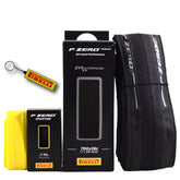 Pirelli P ZERO Road 28-622(700x28c) & SmarTUBE 23/32-622 700C Road Bike Tire & Tube Set- All-Season Performance, High Grip & Durability, Bicycle Tube&Tire Set- w/Keychain