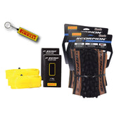 Pirelli Scorpion Enduro S Classic Tan 65-622 (29x 2.6) MTB Bicycle Tire & SmarTUBE 23/32-622 Set- Designed for Demanding XC Courses, 60TPI and Hard Wall Casing- Mountain Bike Tire w/Keychain (2 Pk)