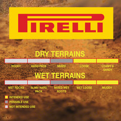 Pirelli Scorpion Enduro S Classic Tan 60-622 (29x 2.4) MTB Bicycle Tire & SmarTUBE 23/32-622 Set- Designed for Demanding XC Courses, 60TPI and ProWall Casing- Mountain Bike Tire w/Keychain (2 Pk)