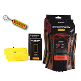 Pirelli Scorpion XC RC Classic Tan Label 60-622 (29x 2.4) MTB Bicycle Tire & SmarTUBE 23/32-622 Set- Designed for Demanding XC Courses, 120TPI and ProWall Casing- Mountain Bike Tire w/Keychain (2 Pk)