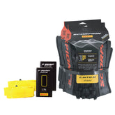 Pirelli Scorpion E-MTB M Red Color Edition (27.5 x 2.6) Mountain Bicycle Tire & SmarTUBE 23/32-622 Tubeless Tear-Resistant E-MTB Tire for XC Racing Trail & Enduro 60 TPI Mountain Bike w/Keychain (2 Pk)