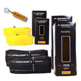 Pirelli P ZERO Race TLR SL 28-622(700x28c) & SmarTUBE 23/32-622 700C Road Bike Tire & Presta Tube Set- Super Lightweight, Bicycle Tire & Tube Set for Road Racing - SmartEVO Compound w/Keychain (2Pk)