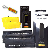 Pirelli P7 Sport 28-622 (700x28c) Road Bike Tire & SmarTUBE 23/32-622 700C Presta Tube Set - All-Round Performance - 60tpi TechBELT Casing & PRO Compound for Comfort & Handling w/Keychain (2 Pk)