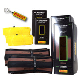 Pirelli Cinturato Velo TLR Classic 28-622 (700 x 28c) Road Bicycle Tire & 23/32-622 Presta P ZERO SmarTUBE - Armour Tech, Tubeless Ready Bike Tire with Keychain 700x28c(2-Pack Tire & Tubes)