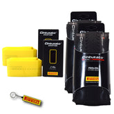 Pirelli Cinturato Gravel H TLR 35-622 (700 x 35c) Road Bicycle Tire & 33/45-622 Presta Cinturato SmarTUBE - SpeedGrip Compound, Tubeless Ready Bike Tire with Keychain (2 Pack Tires & Tubes)