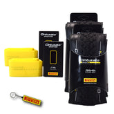 Pirelli Cinturato Gravel M TLR 40-622 (700 x 40c) Race Bicycle Tire & 33/45-622 Presta Cinturato SmarTUBE - SpeedGrip Compound, Tubeless Ready Bike Tire with Keychain (2 Pack Tires & Tubes)