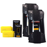 Pirelli Cinturato Gravel H TLR 45-622 (700 x 45c) Road Bicycle Tire & 33/45-622 Presta Cinturato SmarTUBE - SpeedGrip Compound, Tubeless Ready Bike Tire with Keychain (2 Pack Tires & Tubes)