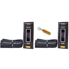 Pirelli P ZERO Race Bike Tire 26-622 (700x26c) - Tube Type Bicycle Tire, Durable All-Round Performance, High Grip, Clincher Tire for Race Cycling - EVO Compound, TechBELT Construction w/Keychain(2 Pk)