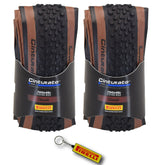 Pirelli Cinturato Gravel S TLR Classic 45-622 (700 x 45c) Road Bicycle Tire - SpeedGrip Compound, Clincher Type, Tubeless Ready Bike Tire with Keychain 700x45c (2 Pack)