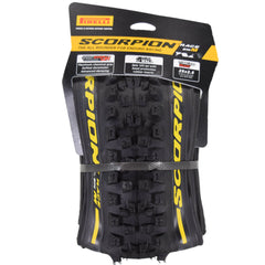 Pirelli Scorpion Race Enduro M Yellow Label 63-622 (29x 2.5) MTB Bicycle Tire -Designed for Hardpacked Courses and Mixed Terrains, 120x2TPI - Mountain Bike Tire