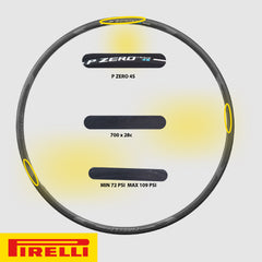 Pirelli P ZERO Race TLR 4S 28-622 (700x28c) Road Bike Tire - Tubeless Ready, All-Season Performance, High Grip & Durability, Fast Rolling Bicycle Tire- SmartNet Silica Compound