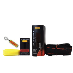 Pirelli P ZERO Race 28-622(700x28c) Color Edition Red & SmarTUBE 25/28-622 700C Road Bike Tire & Tube Set-Tubeless Ready, All-Season Performance, High Grip, Bicycle Tube&Tire Set- w/Keychain