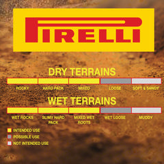 Pirelli Scorpion XC M Orange Label 60-622 (29x 2.4) MTB Bicycle Tire  - Designed for Hardpacked Courses and Mixed Terrains, 120TPI and ProWall Casing- Mountain Bike Tire