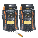 Pirelli Scorpion Enduro M Orange Color (29x2.6) Mountain Bicycle Tire Tubeless Ready, HardWALL 60 TPI High-Performance All-Terrain Tire for Enduro Trail & Aggressive XC Mountain Bike w/Keychain (2 Pk)