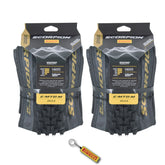 Pirelli Scorpion E-MTB M Gold Color Edition 29 x 2.6 Mountain Bicycle Tire Tubeless High-Performance Tear-Resistant E-MTB Tire for XC Racing Trail & Enduro Riding 60 TPI Mountain Bike w/Keychain(2 Pk)