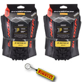 Pirelli Scorpion E-MTB M Red Color Edition 29 x 2.6 Mountain Bicycle Tire Tubeless High-Performance Tear-Resistant E-MTB Tire for XC Racing Trail & Enduro Riding 60 TPI Mountain Bike w/Keychain(2 Pk)