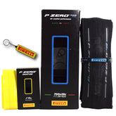 Pirelli P ZERO Race TLR 4S 28-622(700x28c) & SmarTUBE 25/28-622 700C Road Bike Tire & Tube Set-Tubeless Ready, All-Season Performance, High Grip & Durability, Bicycle Tube&Tire Set- w/Keychain