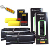 Pirelli Cinturato Velo TLR Reflective 28-622 (700 x 28c) Road Bicycle Tire & 23/28-622 Presta P ZERO SmarTUBE - Armour Tech, Tubeless Ready Bike Tire with Keychain 700x28c(2-Pack Tire & Tubes)