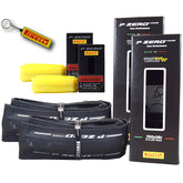 Pirelli P ZERO Race 26-622(700x26c) & SmarTUBE 25/28-622 700C Race Bike Tire & Tube Set- All-Season Performance, High Grip & Durability, Bicycle Tube&Tire Set- w/Keychain (2 Pk)