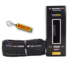 Pirelli P ZERO Race TLR SL 26-622 (700 x 26c) Road Bicycle Tire w/ Keychain