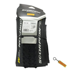 Pirelli Scorpion Sport XC M 29 x 2.4 Black Folding Tire for Mountain Bikes - Mixed Terrain Performance, Lightweight and Durable for varied terrain. With Pirelli Scorpion Keychain.